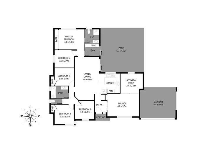 Floorplan of Homely house listing, 33 Cornwallis Road, Madora Bay WA 6210