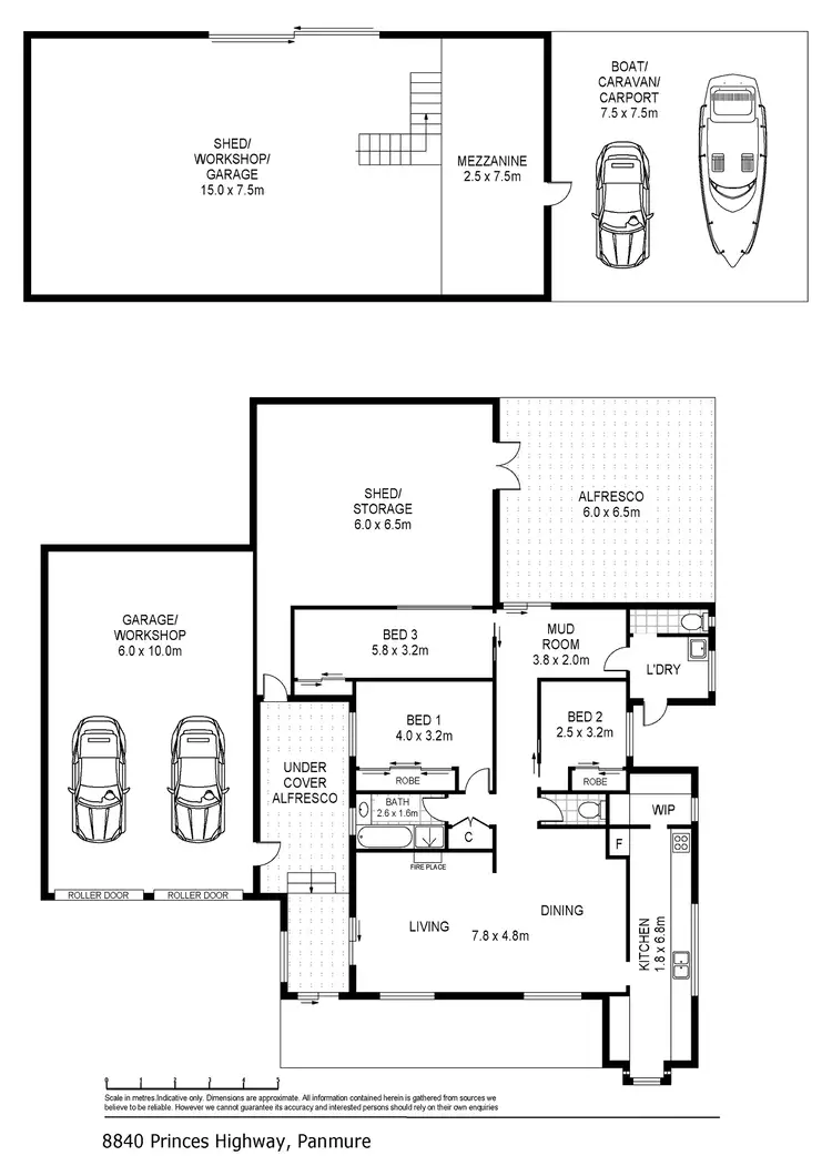 Floorplan of Homely house listing, 8840 Princes Highway, Panmure VIC 3265