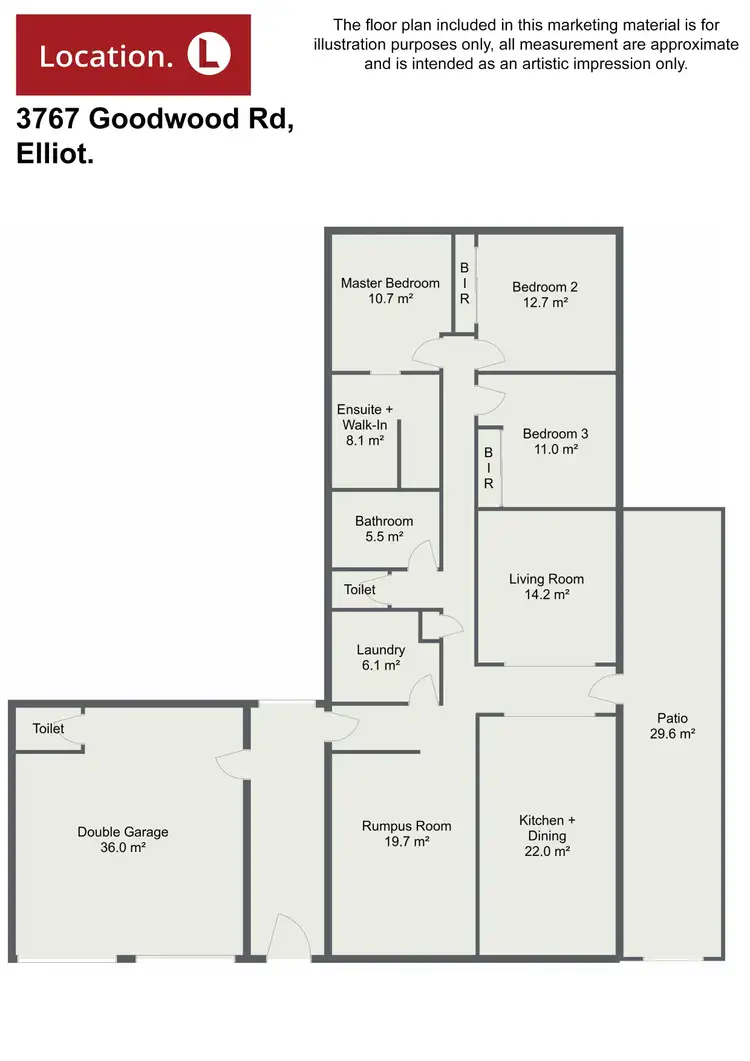 Floorplan of Homely rural property listing, 3767a Goodwood Road, Elliott QLD 4670