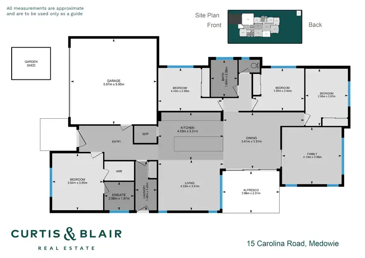 Floorplan of Homely house listing, 15 Carolina Road, Medowie NSW 2318