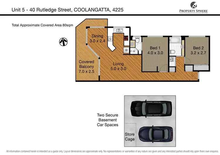 Floorplan of Homely unit listing, 5/40 Rutledge Street, Coolangatta QLD 4225
