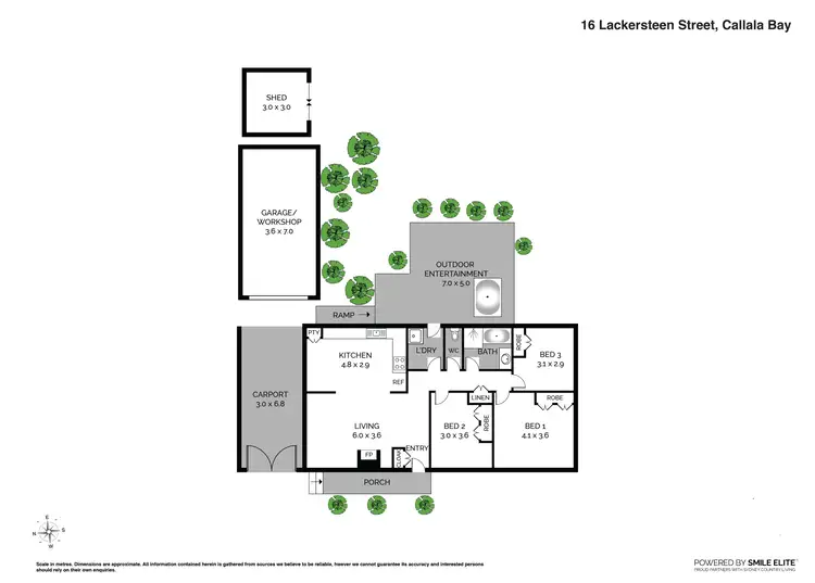 Floorplan of Homely house listing, 16 Lackersteen Street, Callala Bay NSW 2540