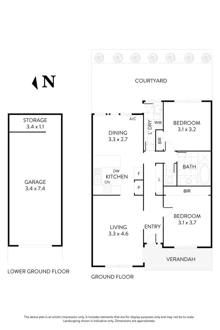 Floorplan of Homely unit listing, 3/22 Evans Street, Moonee Ponds VIC 3039