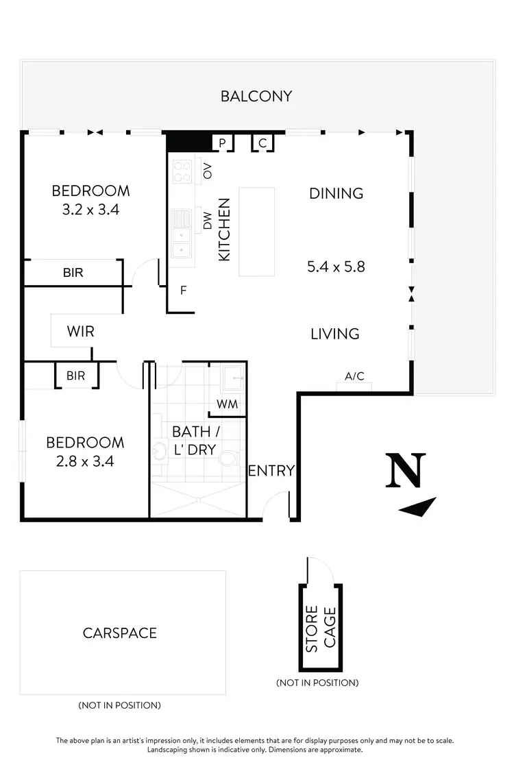 Floorplan of Homely apartment listing, 303/503 Keilor Road, Niddrie VIC 3042