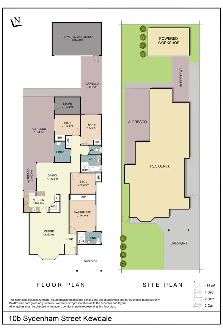 Floorplan of Homely house listing, 10B Sydenham Street, Kewdale WA 6105