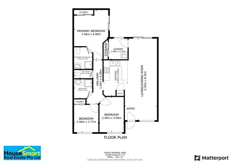 Floorplan of Homely villa listing, 3/20 William Street, Armadale WA 6112