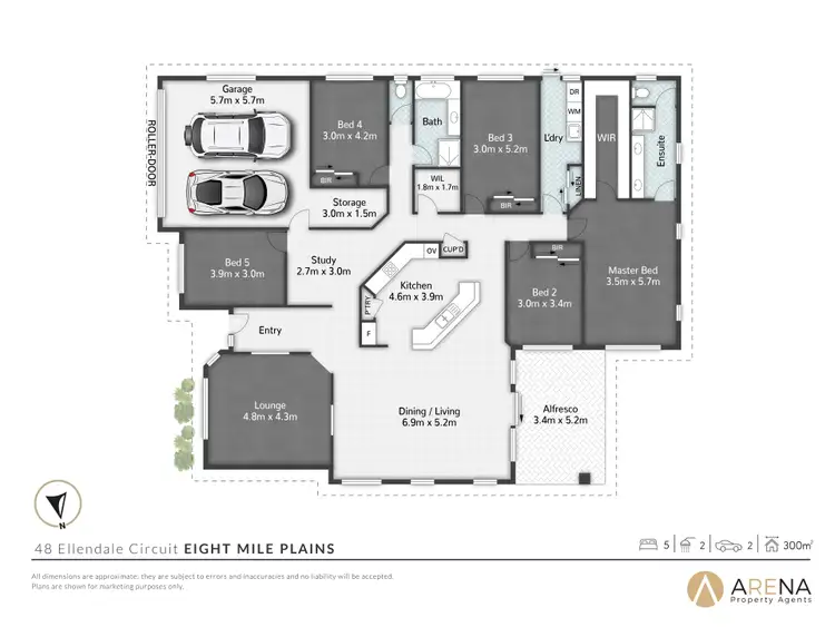 Floorplan of Homely house listing, 48 Ellendale Circuit, Eight Mile Plains QLD 4113