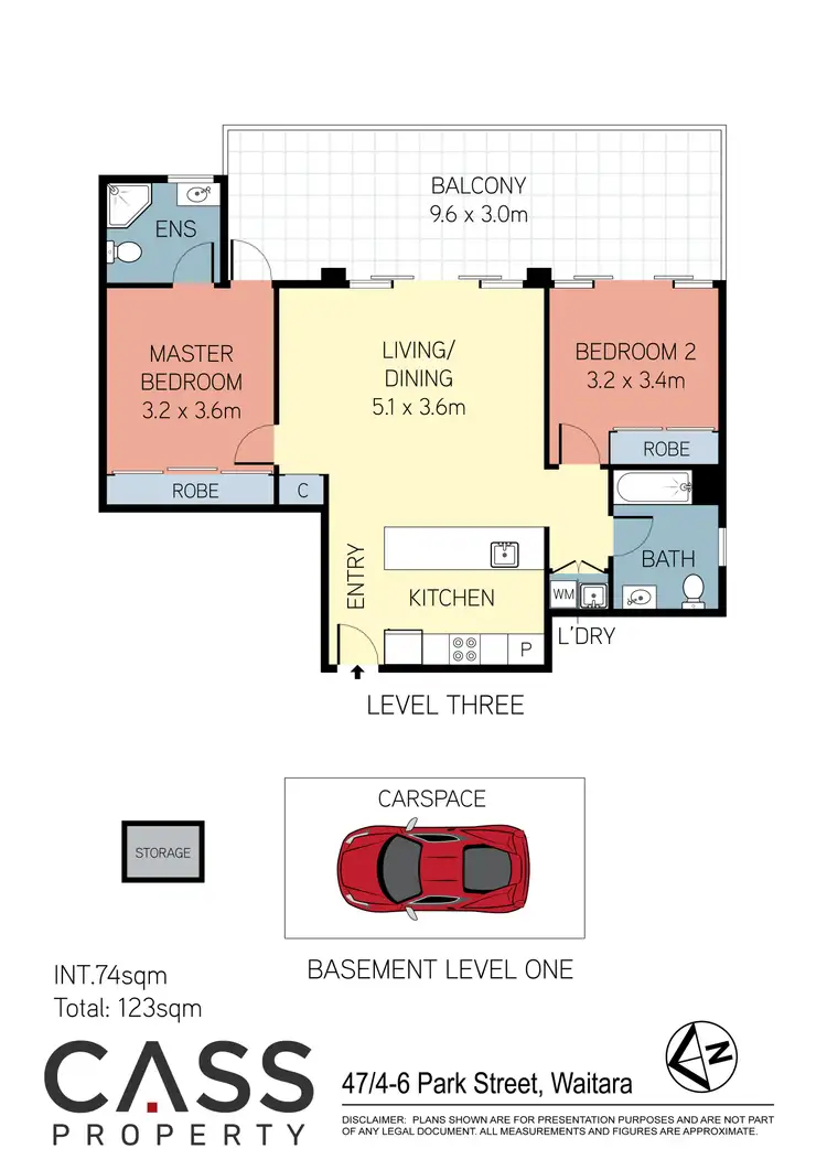 Floorplan of Homely apartment listing, 47/4-6 Park Avenue, Waitara NSW 2077
