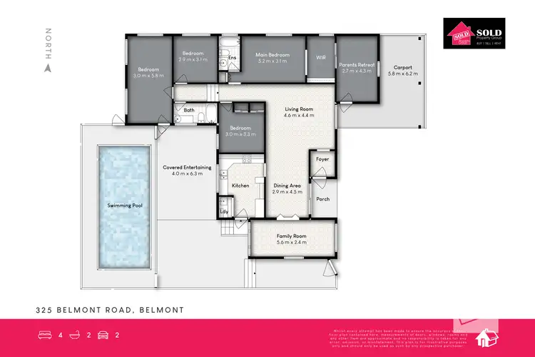 Floorplan of Homely house listing, 325 Belmont Road, Belmont QLD 4153
