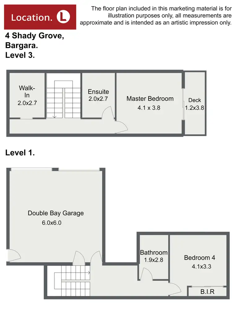 Floorplan of Homely house listing, 4 Shady Grove, Bargara QLD 4670
