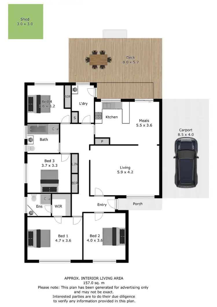 Floorplan of Homely house listing, 30 Meehan Street, Rutherglen VIC 3685