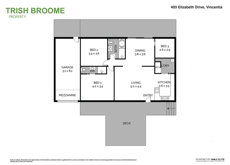 Floorplan of Homely house listing, 403 Elizabeth Drive, Vincentia NSW 2540