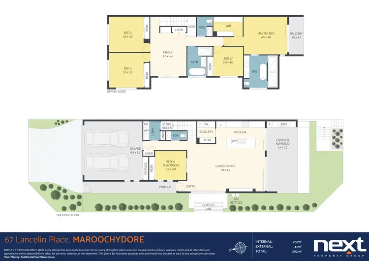 Floorplan of Homely house listing, 67 Lancelin Place, Maroochydore QLD 4558