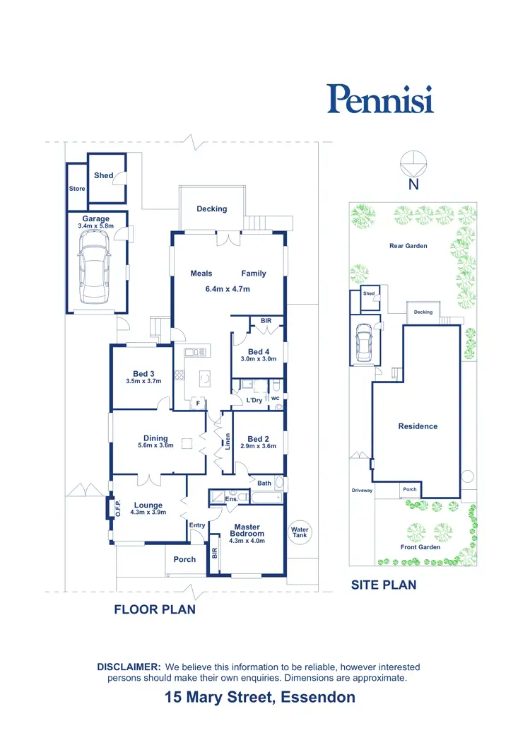 Floorplan of Homely house listing, 15 Mary Street, Essendon VIC 3040