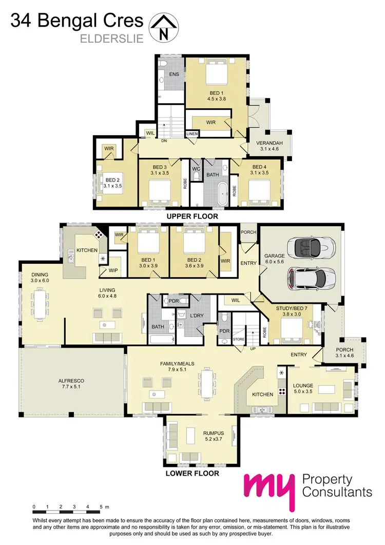 Floorplan of Homely house listing, 34 Bengal Crescent, Elderslie NSW 2570