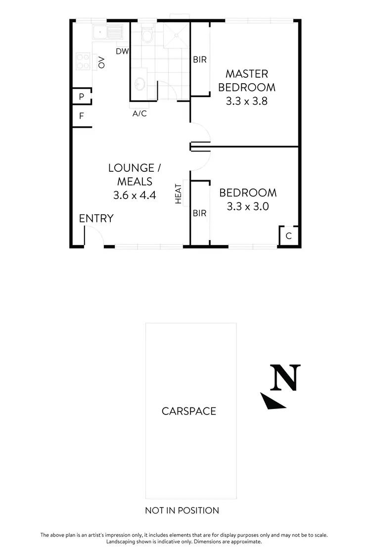 Floorplan of Homely unit listing, 3/94 Kerferd Street, Essendon North VIC 3041