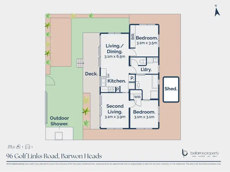 Floorplan of Homely house listing, 96 Golf Links Road, Barwon Heads VIC 3227