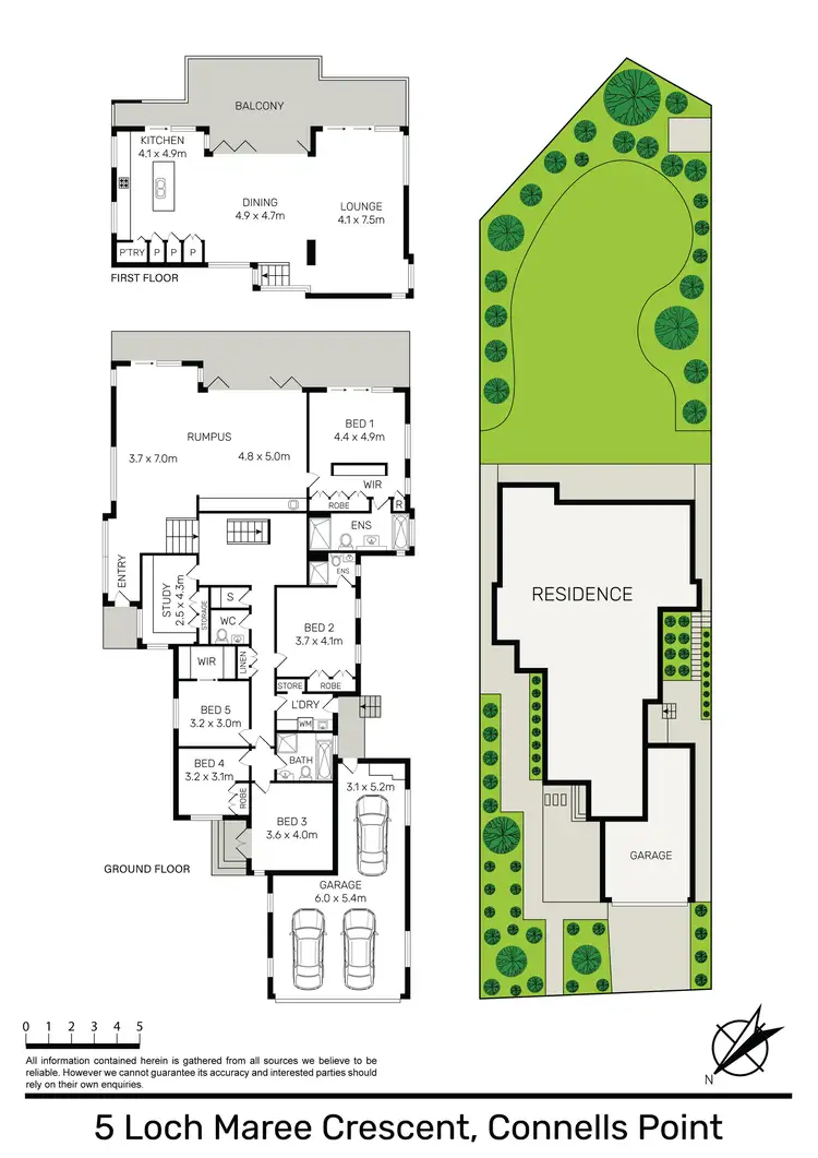 Floorplan of Homely house listing, 5 Loch Maree Crescent, Connells Point NSW 2221