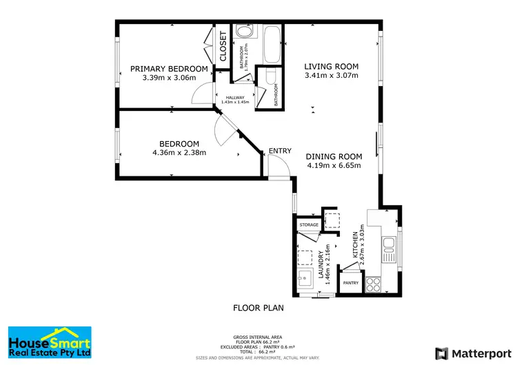 Floorplan of Homely unit listing, 3/27 Charles Street, Midland WA 6056