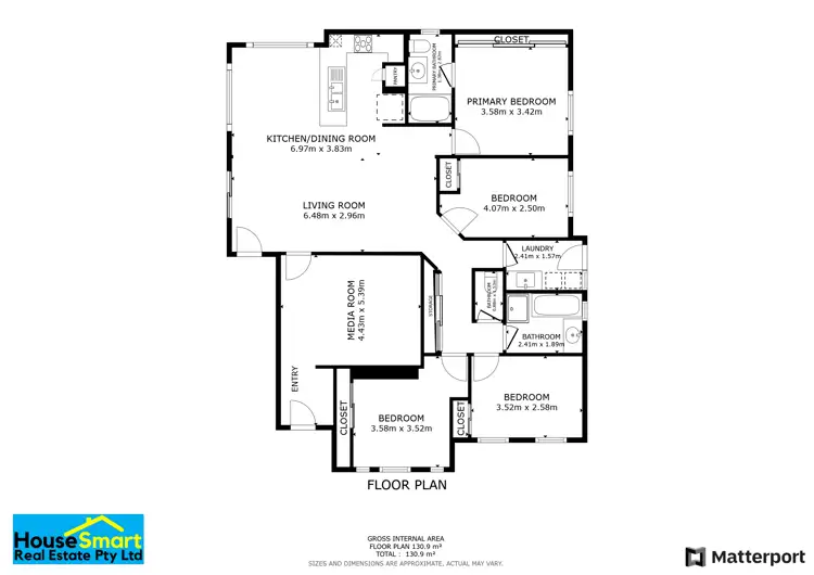 Floorplan of Homely house listing, 4 Aurum Parade, Dayton WA 6055