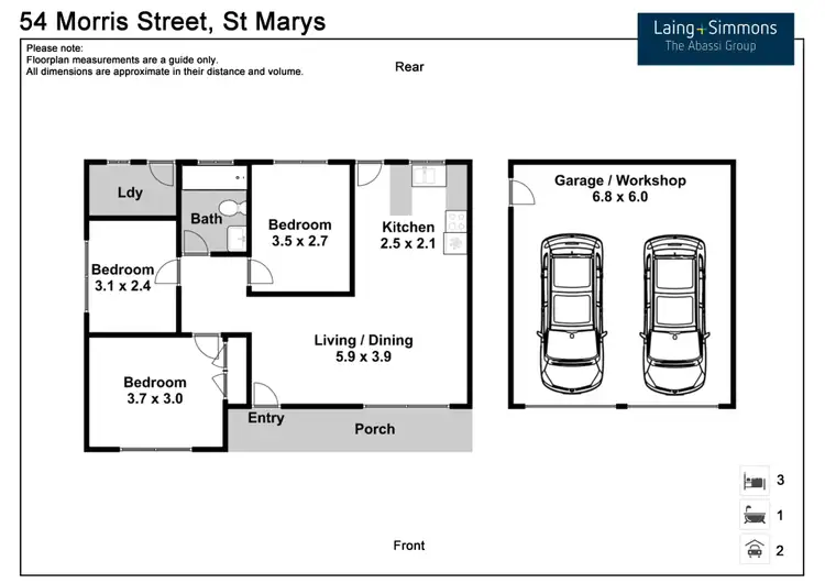 Floorplan of Homely house listing, 54 Morris Street, St Marys NSW 2760