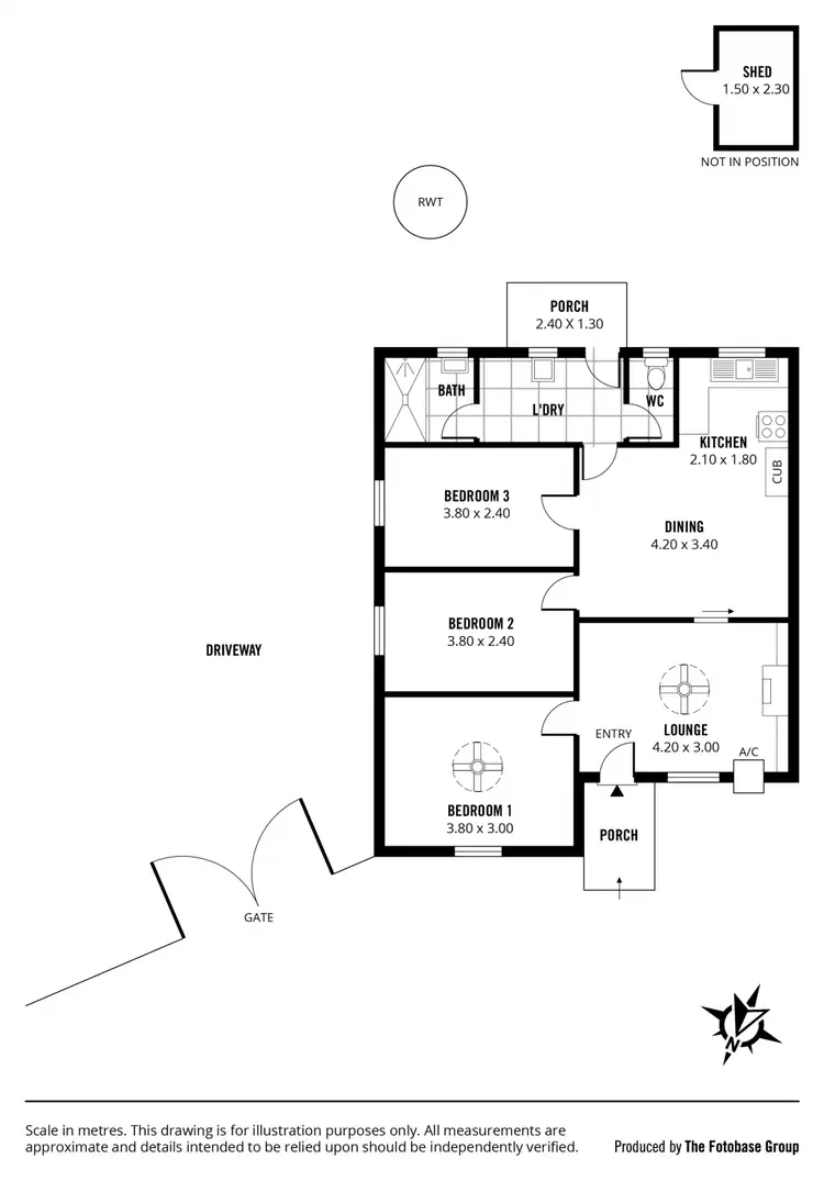Floorplan of Homely house listing, 16-18 Loftis Road, Elizabeth Downs SA 5113
