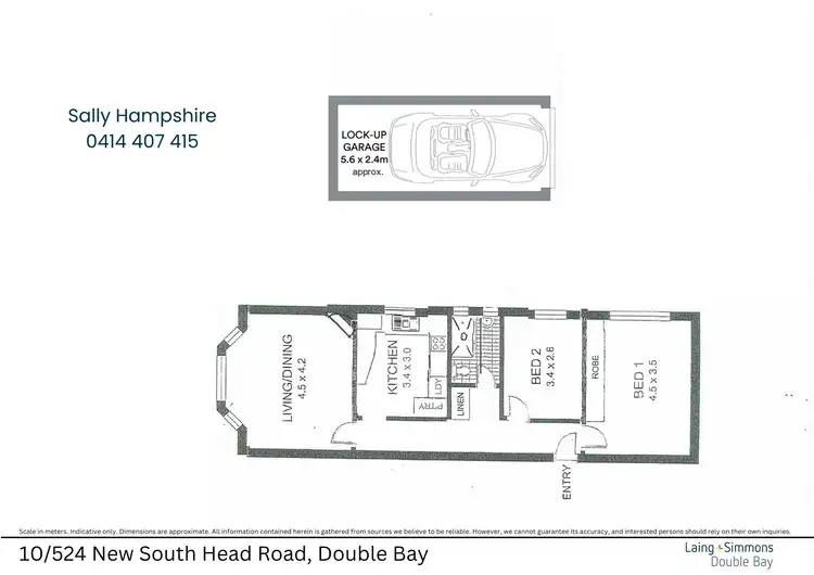 Floorplan of Homely apartment listing, 10/524 New South Head Road, Double Bay NSW 2028