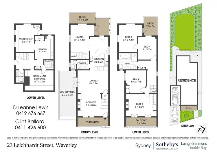 Floorplan of Homely house listing, 23 Leichhardt Street, Waverley NSW 2024