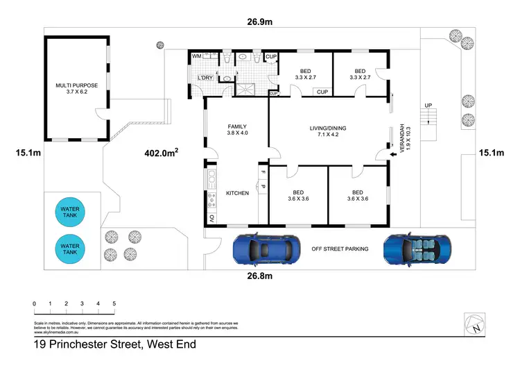 Floorplan of Homely house listing, 19 Princhester Street, West End QLD 4101