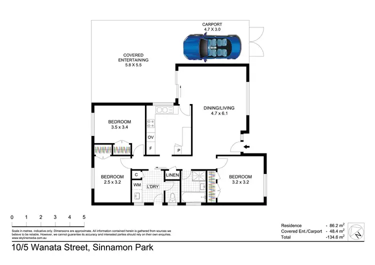 Floorplan of Homely unit listing, 10/5 Wanata Street, Sinnamon Park QLD 4073