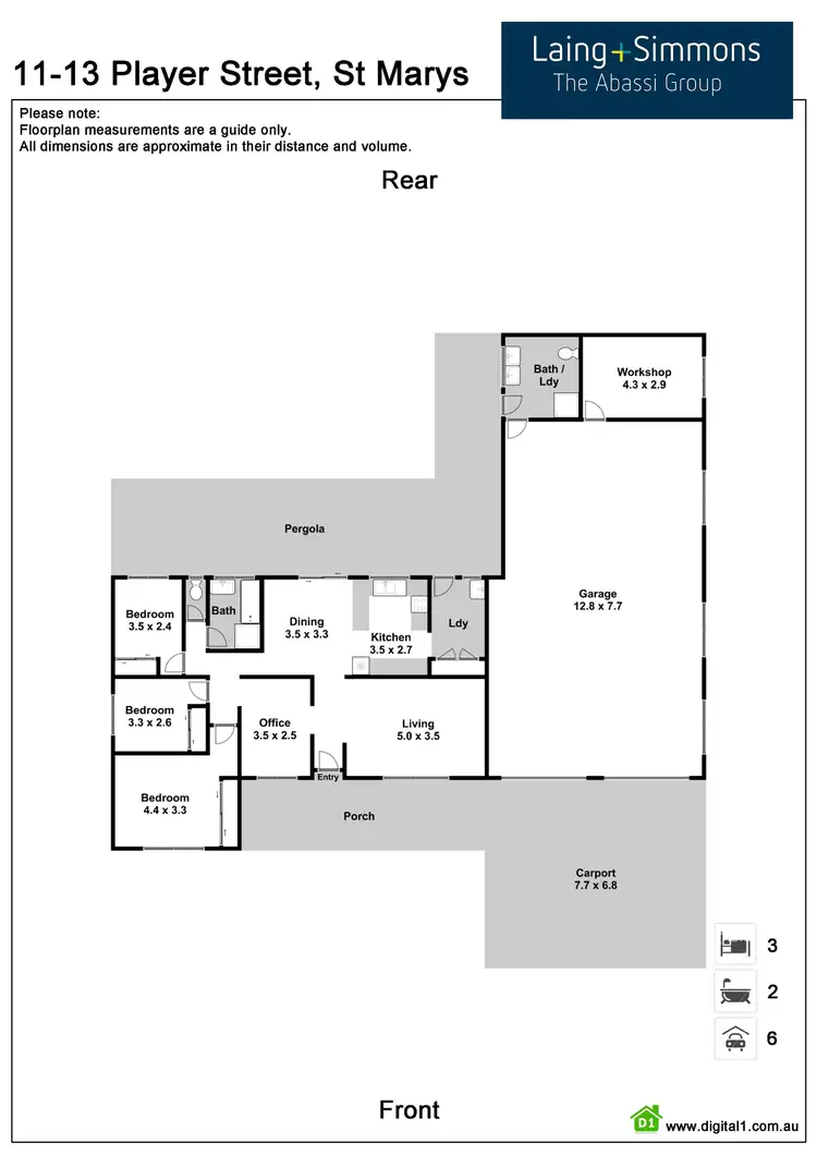 Floorplan of Homely house listing, 11 & 13 Player Street, St Marys NSW 2760