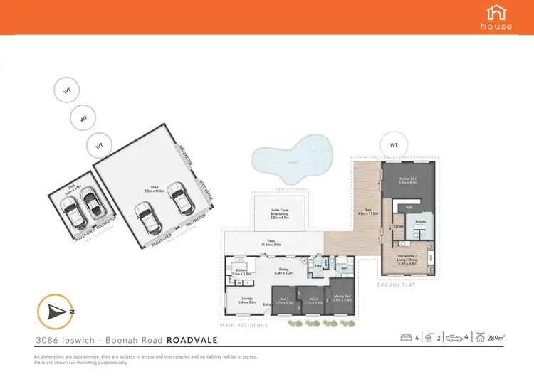 Floorplan of Homely rural property listing, 3086 Ipswich Boonah Road, Roadvale QLD 4310