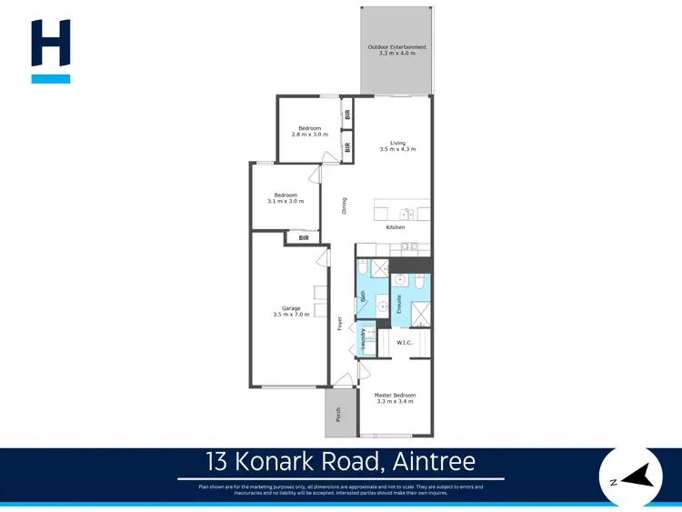 Floorplan of Homely house listing, 13 Konark Road, Bonnie Brook VIC 3335