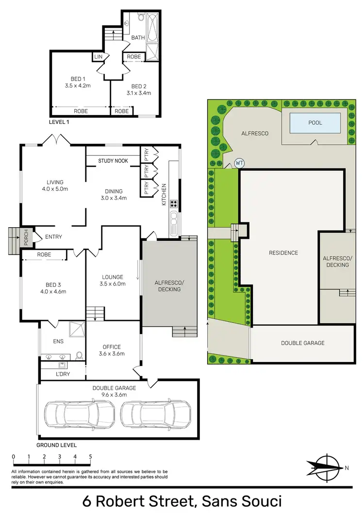 Floorplan of Homely house listing, 6 Robert Street, Sans Souci NSW 2219