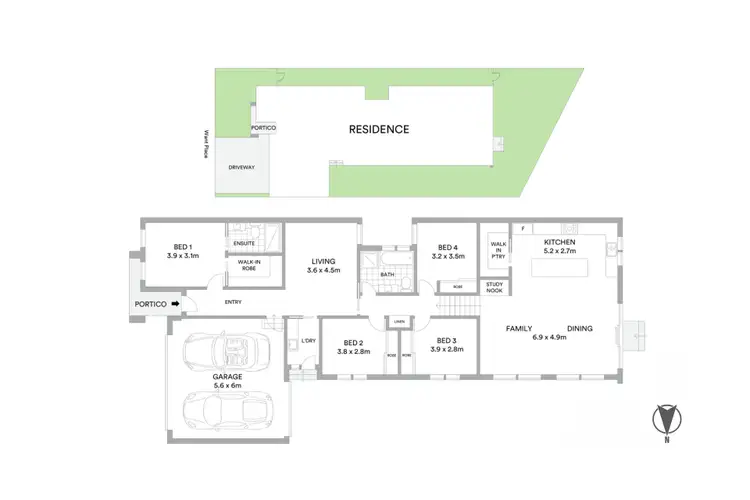 Floorplan of Homely house listing, 10A Want Place, Latham ACT 2615