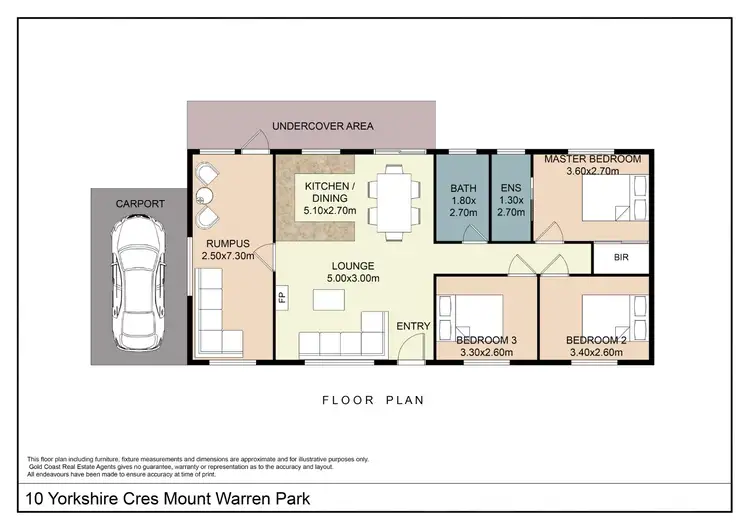 Floorplan of Homely house listing, 10 Yorkshire Crescent, Mount Warren Park QLD 4207