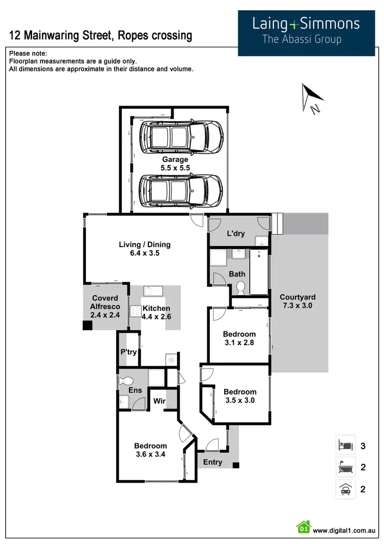 Floorplan of Homely house listing, 12 Mainwaring Street, Ropes Crossing NSW 2760
