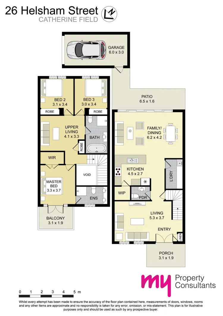 Floorplan of Homely house listing, 26 Helsham Street, Catherine Field NSW 2557