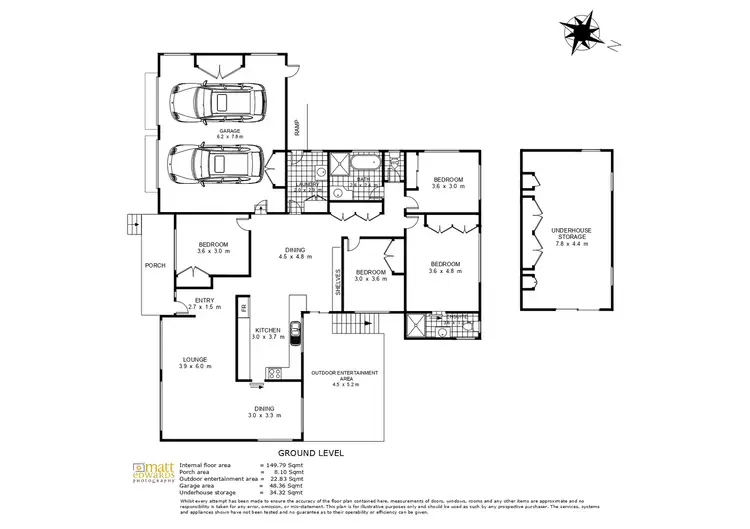 Floorplan of Homely house listing, 4 Hilltop Crescent, Blue Mountain Heights QLD 4350