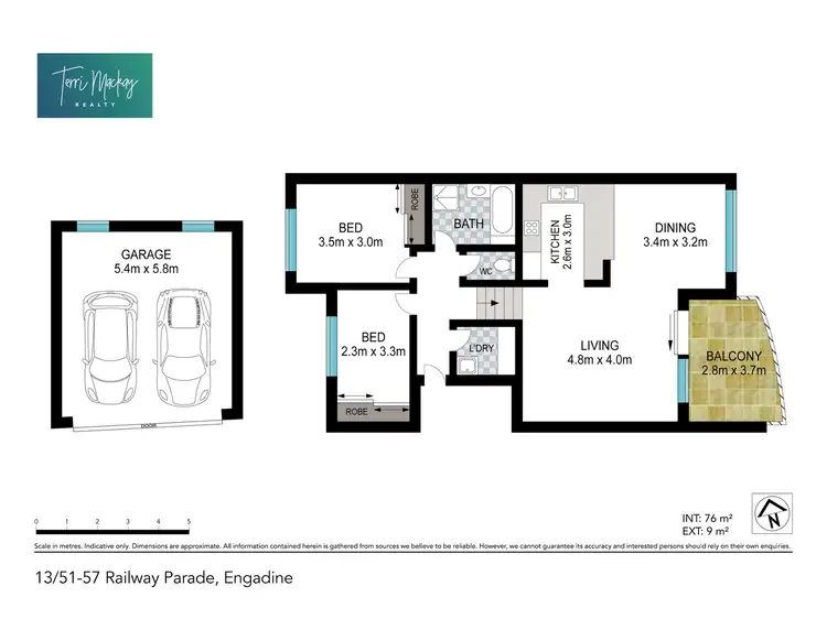 Floorplan of Homely apartment listing, 13/51-57 Railway Parade, Engadine NSW 2233