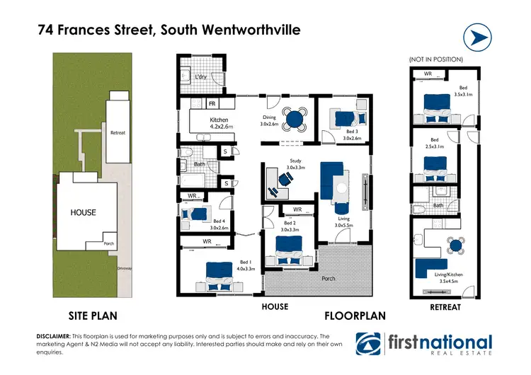 Floorplan of Homely house listing, 74 Frances Street, South Wentworthville NSW 2145
