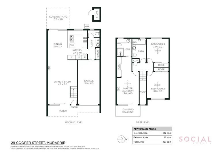 Floorplan of Homely townhouse listing, 29 Cooper Street, Murarrie QLD 4172