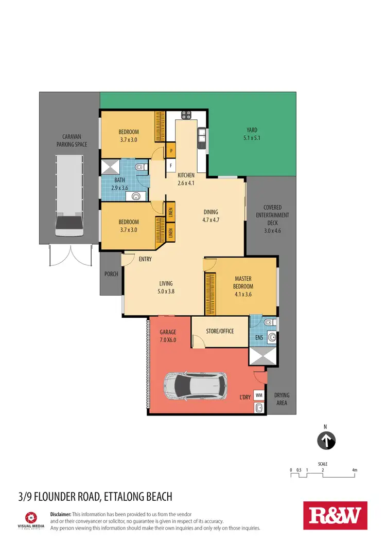 Floorplan of Homely villa listing, 3/9 Flounder Road, Ettalong Beach NSW 2257
