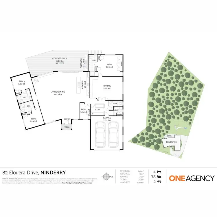 Floorplan of Homely rural property listing, 82 Elouera Drive, Ninderry QLD 4561