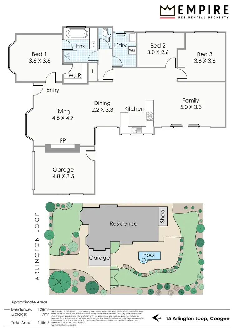 Floorplan of Homely house listing, 15 Arlington Loop, Coogee WA 6166