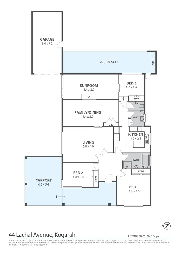 Floorplan of Homely house listing, 44 Lachal Avenue, Kogarah NSW 2217