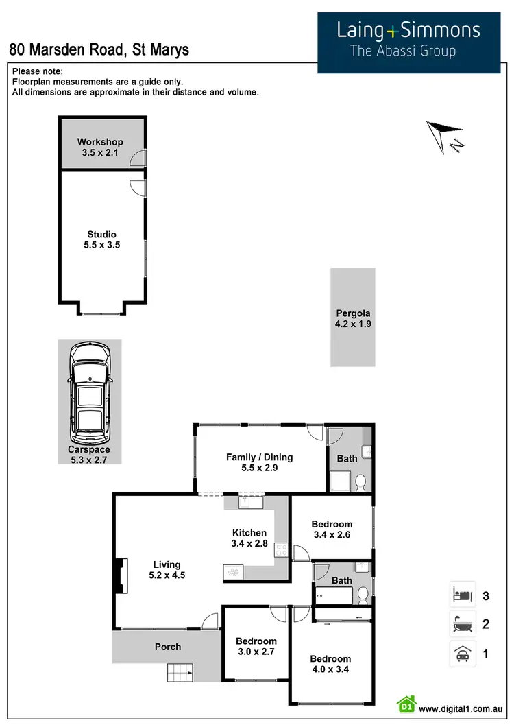 Floorplan of Homely house listing, 80 Marsden Road, St Marys NSW 2760