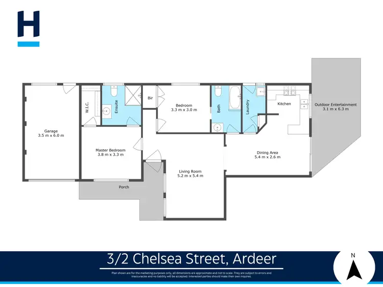 Floorplan of Homely house listing, 3/2 Chelsey Street, Ardeer VIC 3022