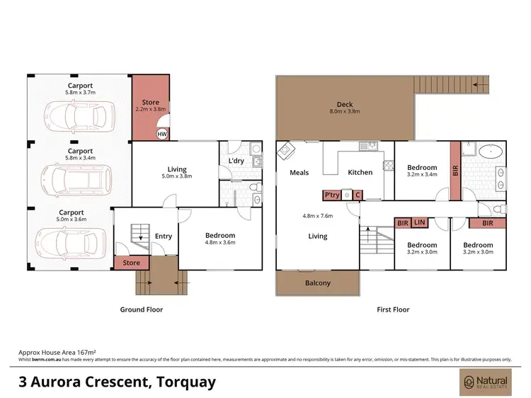 Floorplan of Homely house listing, 3 Aurora Crescent, Torquay VIC 3228