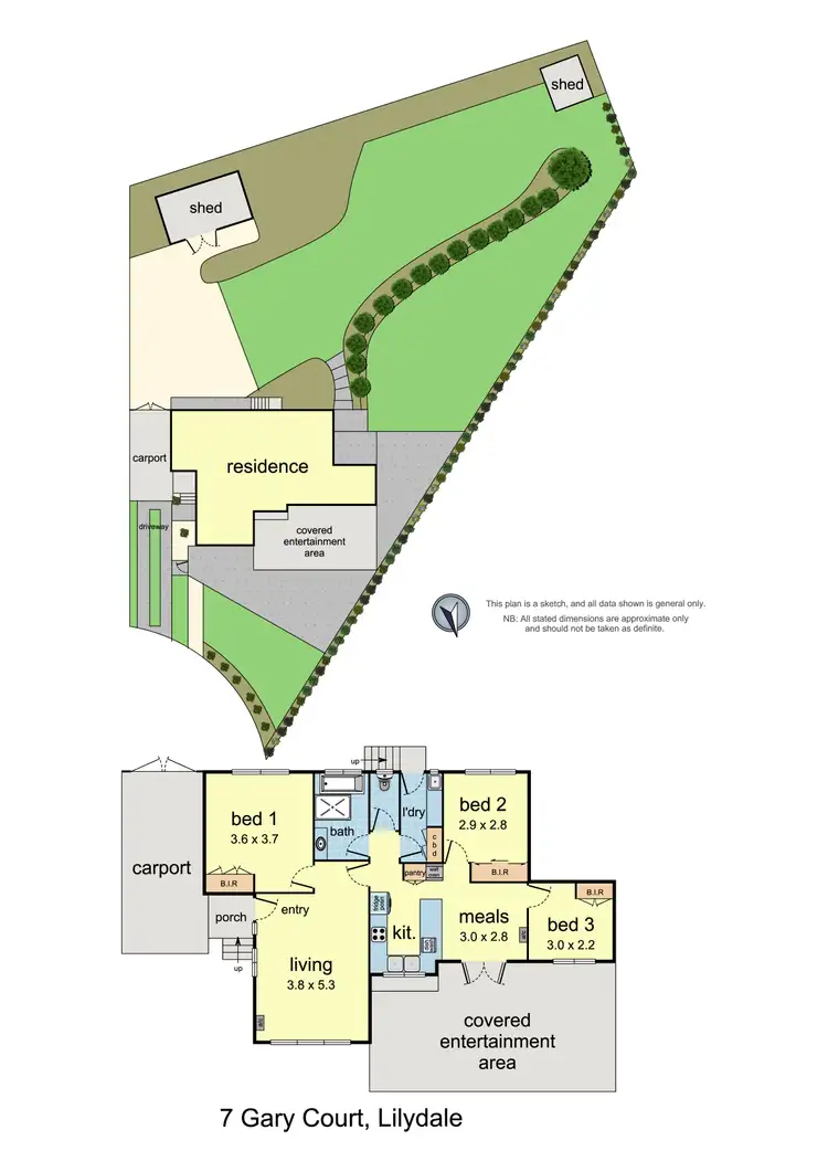 Floorplan of Homely house listing, 7 Gary Court, Lilydale VIC 3140